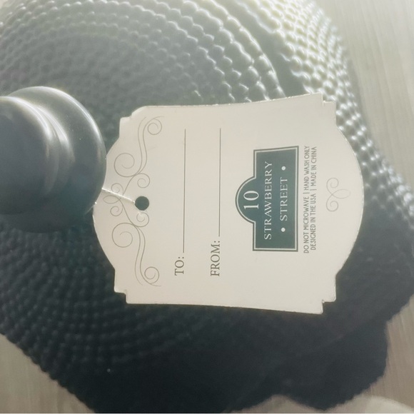 strawberry street black textured scull canister container storage jar Halloween - Picture 6 of 14